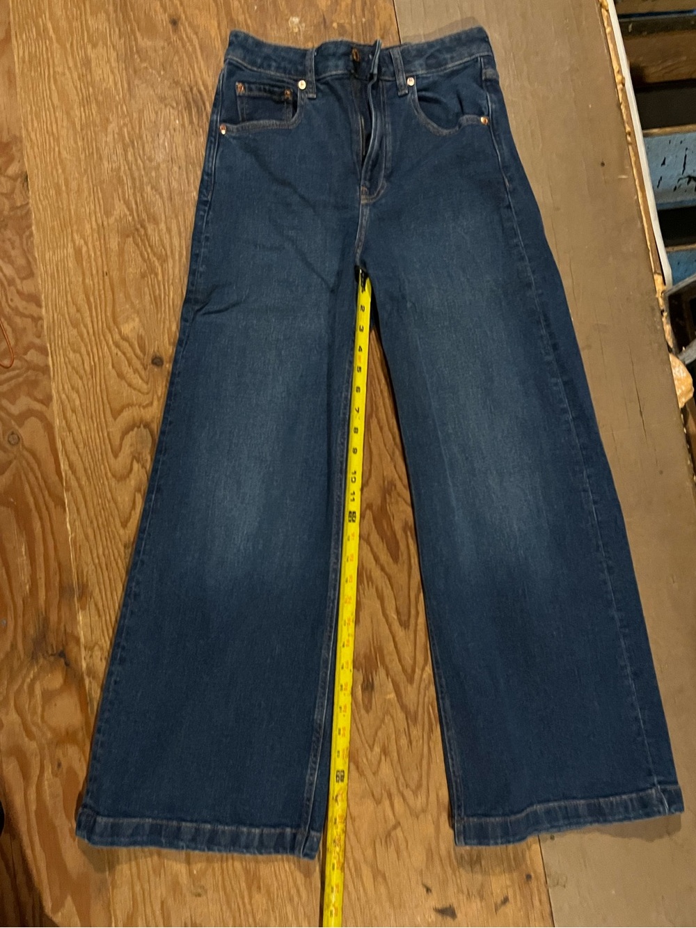GAP Wide-Leg Dark Indigo Jeans